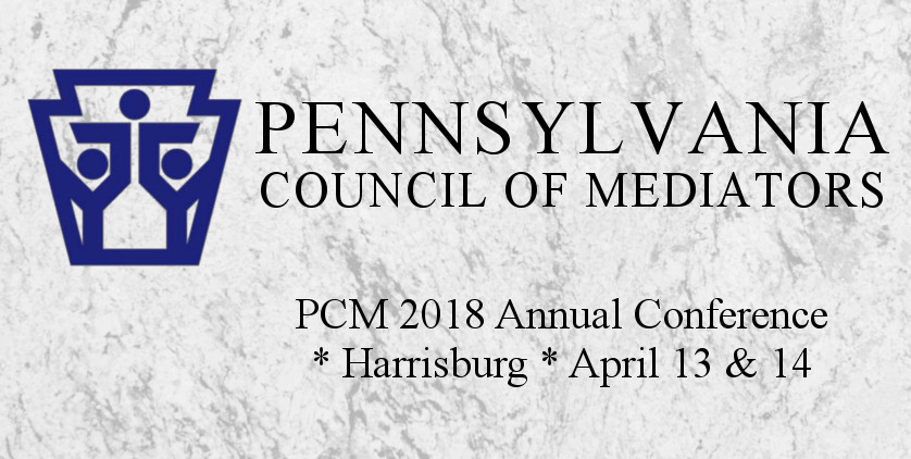 Conferência Anual do Conselho de Mediadores da Pensilvânia 2018